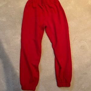 Red Joggers